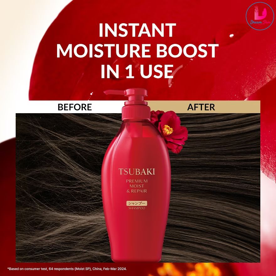 Shiseido Tsubaki  Premium Moist & Repair Shampoo & Conditioner Set [450ml]	